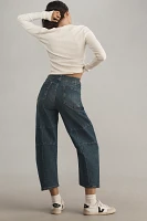 The Leni Mid-Rise Tapered Barrel Jeans by Pilcro