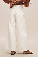 Pilcro PJ Pull-On High-Rise Wide-Leg Jeans