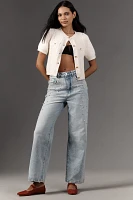 The Austyn High-Rise Wide-Leg Jeans by Pilcro: Uncuffed Pearl Edition