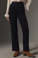 The Annie High-Rise Straight-Leg Jeans by Pilcro