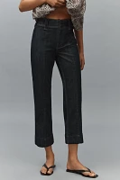 Maeve Slim 70s High-Rise Crop Flare Jeans