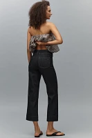 Maeve Slim 70s High-Rise Crop Flare Jeans