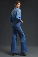 ASKK NY Brighton High-Rise Wide-Leg Jeans