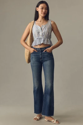 ASKK NY Geek High-Rise Crop Flare Jeans