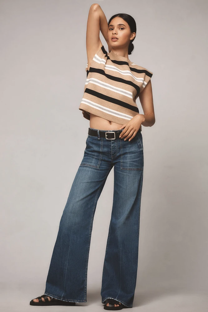 ASKK NY Boma Low-Rise Wide-Leg Jeans