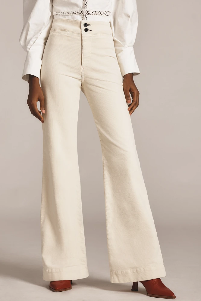ASKK NY Brighton High-Rise Wide-Leg Jeans