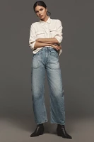 ASKK NY Twisted Barrel High-Rise Jeans