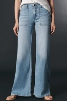 ASKK NY Boma Mid-Rise Wide-Leg Jeans