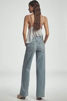 ASKK NY Pistachio Mid-Rise Wide-Leg Jeans