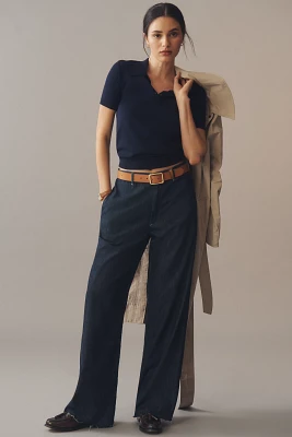 Denimist Teri Mid-Rise Wide-Leg Jeans