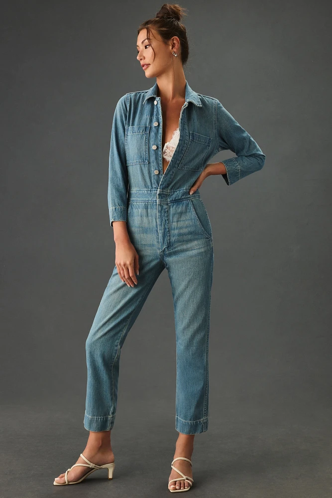 AMO Skip Denim Jumpsuit