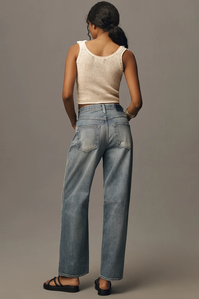 AMO Sandra Baggy Mid-Rise Wide-Leg Jeans