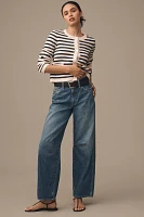 AMO Sandra Baggy Mid-Rise Wide-Leg Jeans