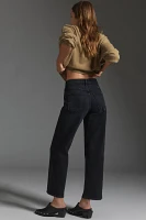 AMO Billie Mid-Rise Straight-Leg Jeans