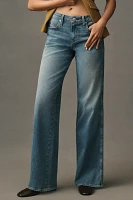 AMO Sabine Mid-Rise Wide-Leg Jeans