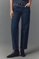 AMO Billie Mid-Rise Straight-Leg Jeans