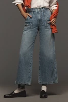 AMO Diana High-Rise Crop Wide-Leg Cotton Hemp Jeans