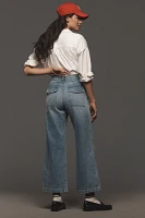 AMO Diana High-Rise Crop Wide-Leg Cotton Hemp Jeans