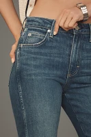 AMO Rosa Mid-Rise Cuffed Flare Jeans