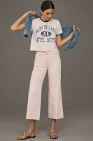 AMO Majorie High-Rise Crop Wide-Leg Jeans