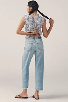 AMO Valentina Mid-Rise Straight-Leg Jeans