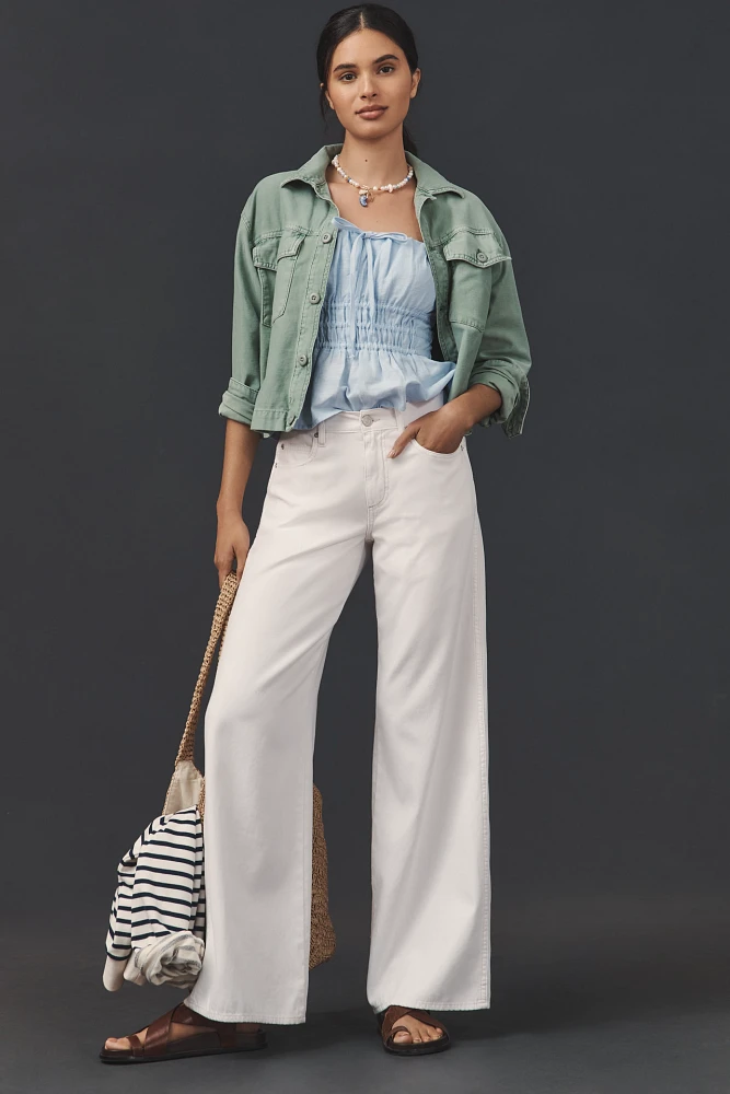 AMO Regina Mid-Rise Wide-Leg Jeans