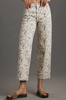 AMO Billie Mid-Rise Crop Wide-Leg Jeans