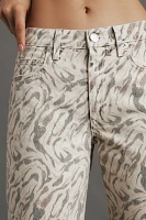 AMO Billie Mid-Rise Crop Wide-Leg Jeans