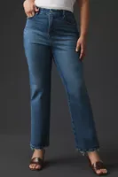 Good American Curve High-Rise Straight Jeans