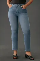 Good American Straight High-Rise Jeans