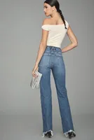 Good American Curve High-Rise Bootcut Jeans