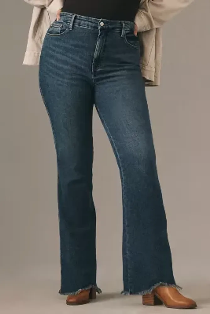 Good American Curve High-Rise Bootcut Jeans
