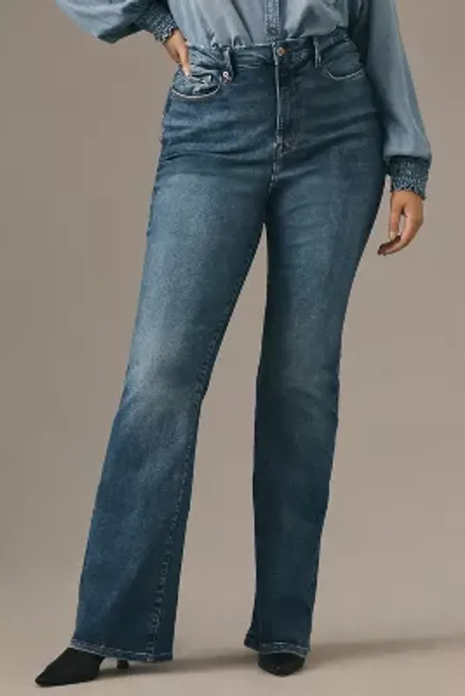 Good American Always Fits High-Rise Bootcut Jeans