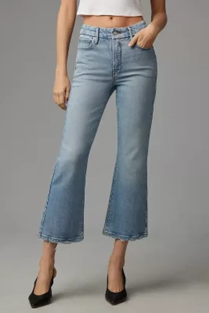 Good American Legs Crop Mini Bootcut Jeans