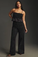 Good American Ease High-Rise Wide-Leg Jeans