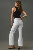 Good American Legs Crop Mid-Rise Mini Bootcut Jeans