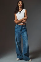 Good American Ease High-Rise Wide-Leg Jeans