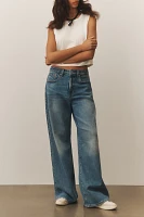 Good American Ease High-Rise Wide-Leg Jeans