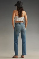 Good American Petite Straight-Leg Jeans