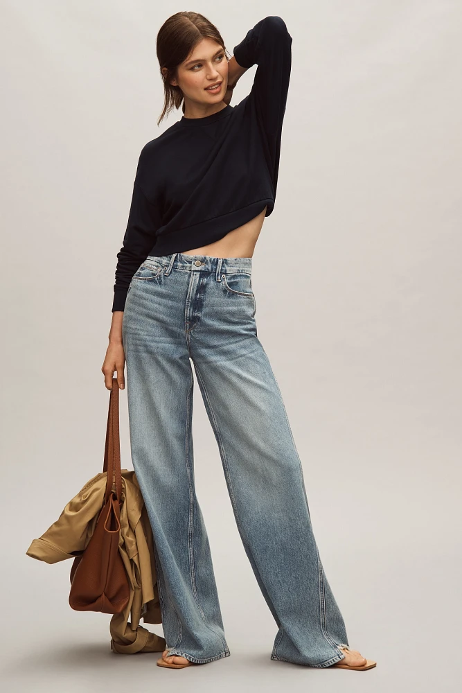 Good American Skate Wide-Leg Jeans