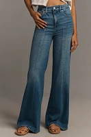 Good American Waist High-Rise Palazzo Jeans