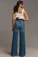 Good American Waist High-Rise Palazzo Jeans