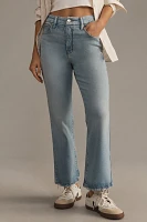 Good American Legs Mid-Rise Cropped Mini Boot Jeans