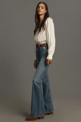 Good American Legs High-Rise Flare Jeans