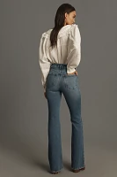 Good American Legs High-Rise Flare Jeans