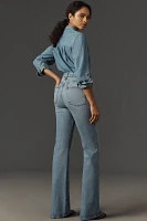 Good American Curve High-Rise Bootcut Jeans