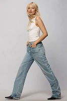 Good American Ease High-Rise Relaxed Wide-Leg Jeans