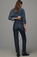 Good American Curve High-Rise Straight-Leg Jeans