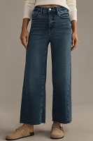 Good American Waist High-Rise Cropped Palazzo Jeans