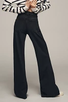 Good American Waist Palazzo High-Rise Wide-Leg Jeans